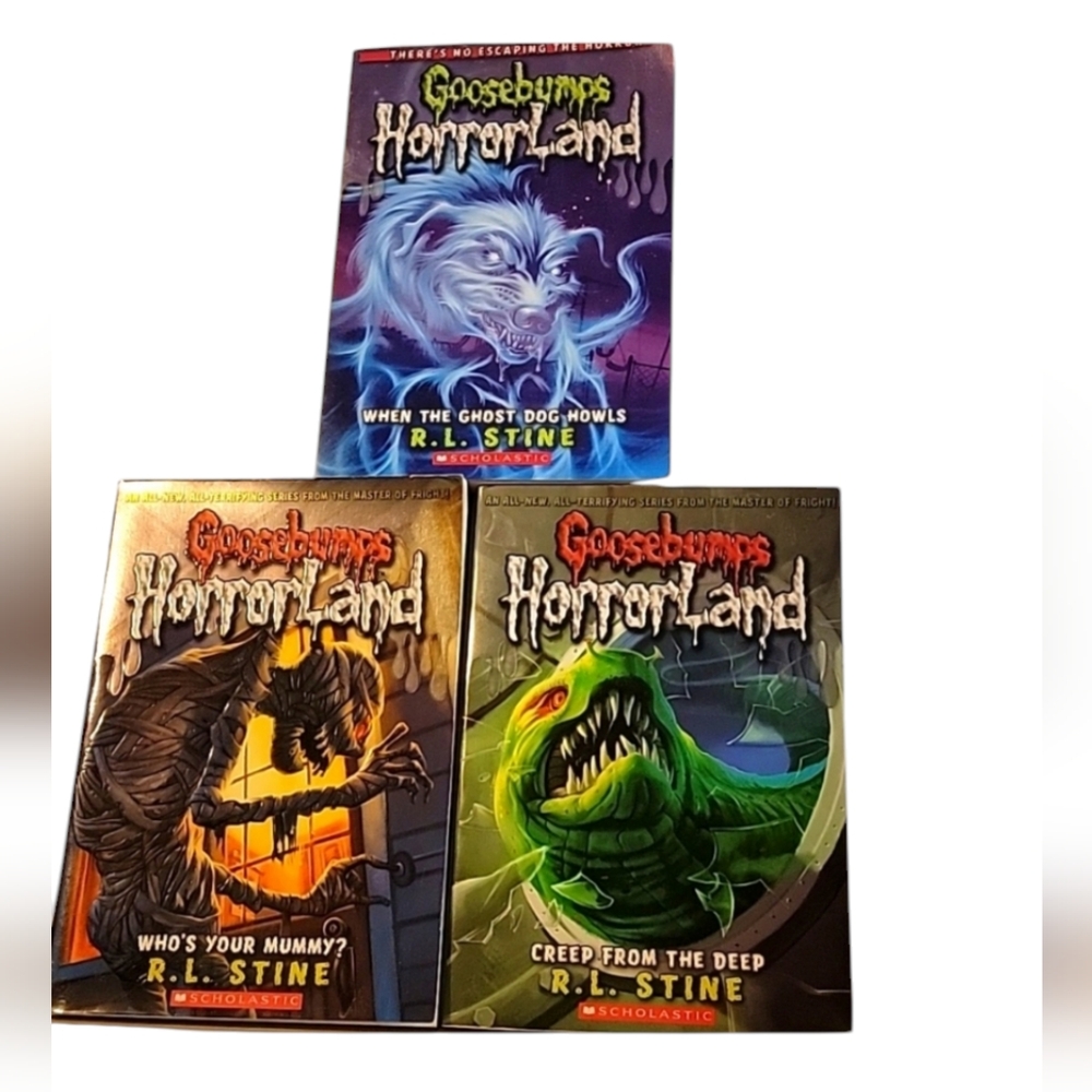 🧟‍♂️ GooseBumps Horrorland Book Lot R.L.Stine 2,6,13
